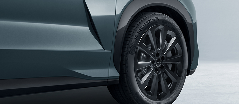 The proportions of the Loong Whiskers have been carefully refined, with the lines now more sculpted and full of tension. The elongated Loong Whiskers visually extend towards the sides of the vehicle, giving the entire front face a broader, more commanding and powerful presence.